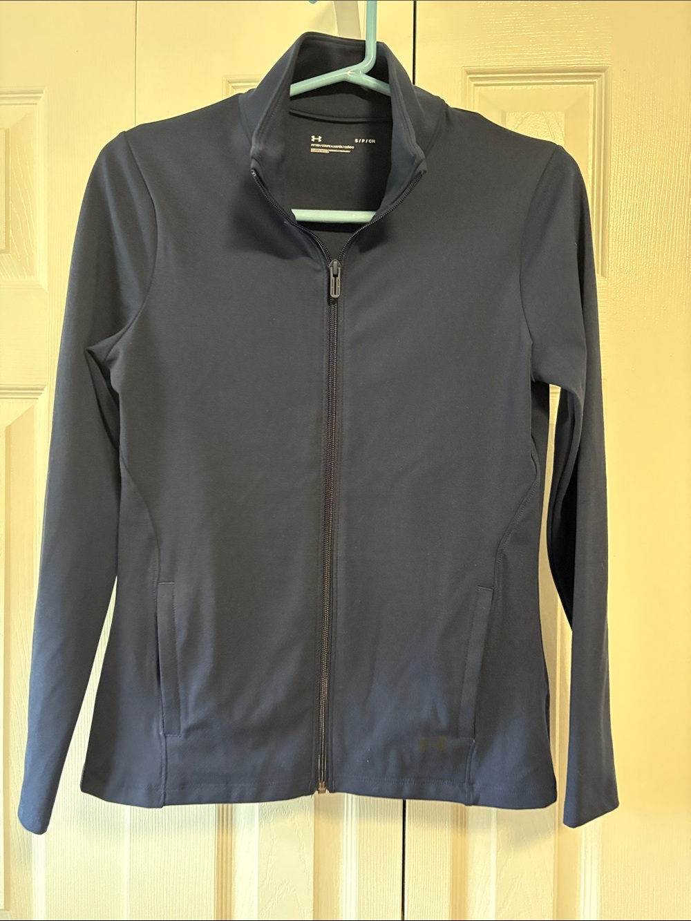 Under Armour Women's Dark Navy Full-Zip Motion Jacket